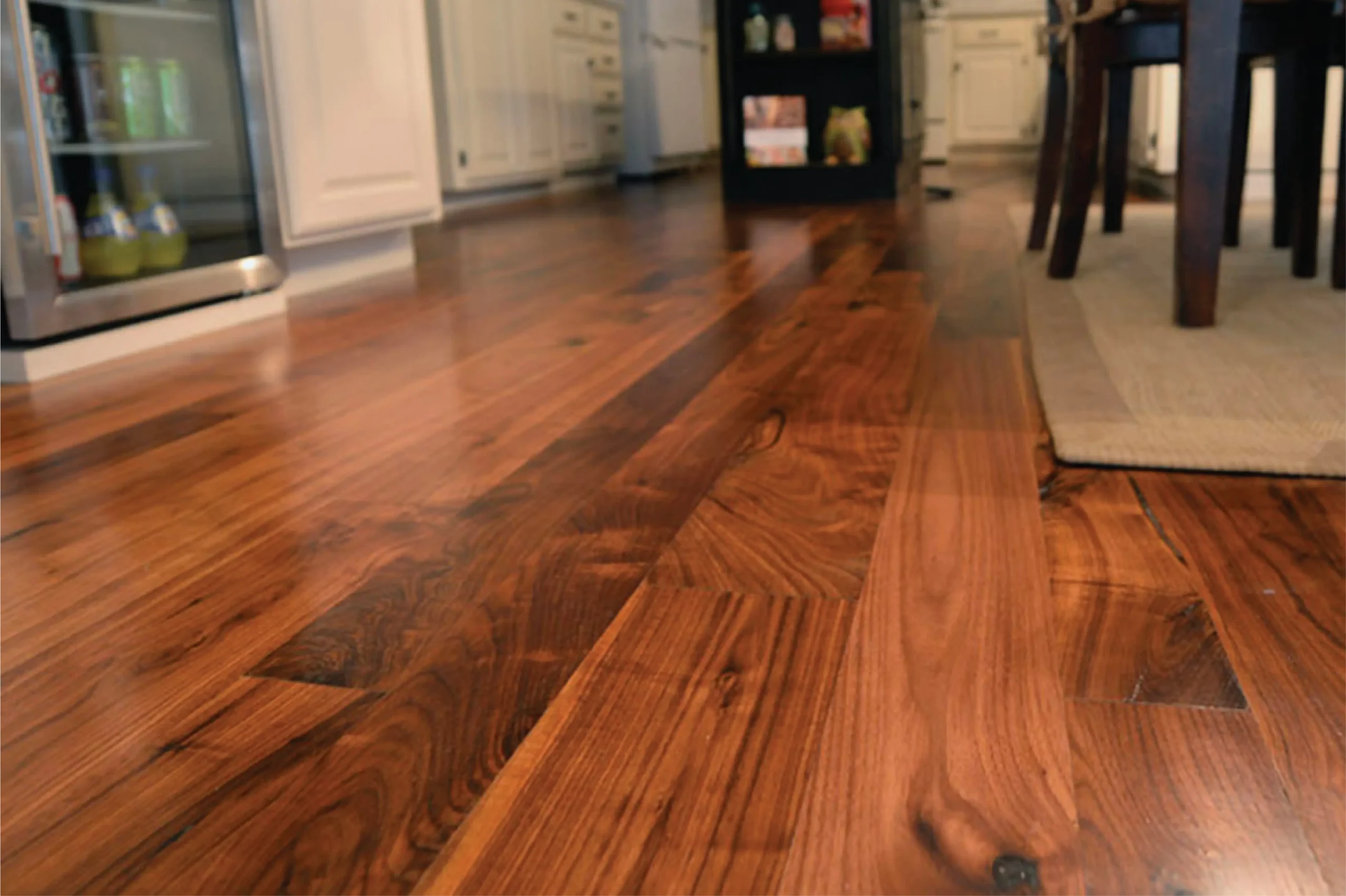 Laminate wood floor